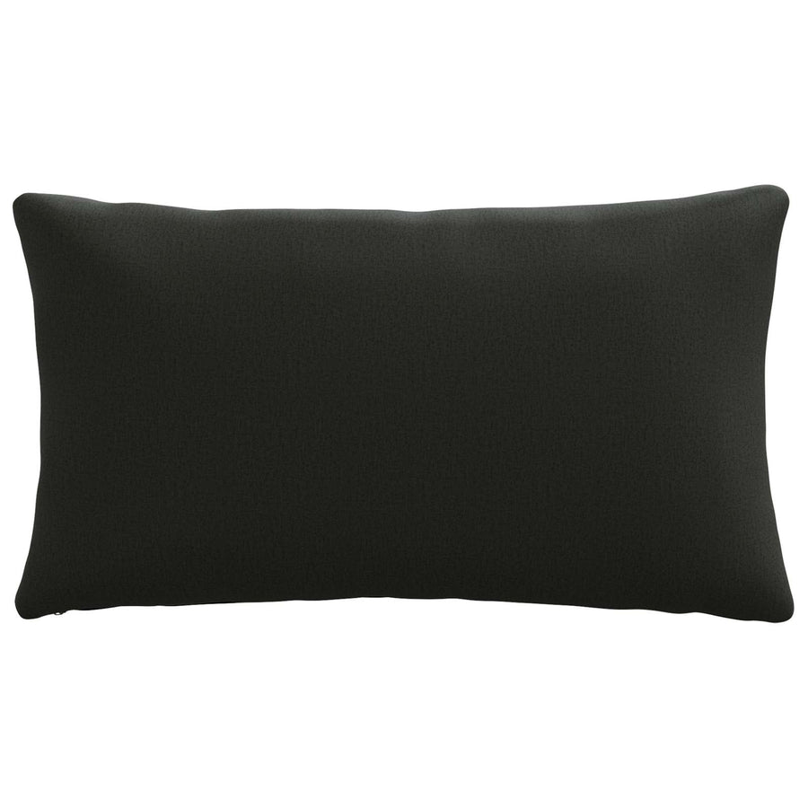 1-Delig Rugkussen PUTTEN 100% Polyester Zwart 80 x 40 x 15 cm
