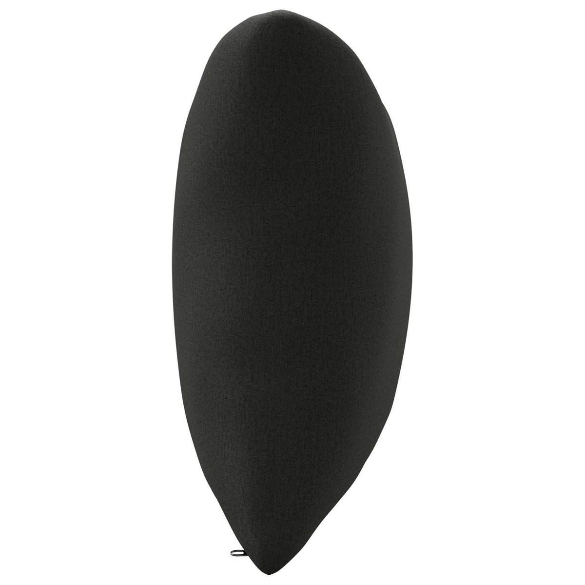 1-Delig Rugkussen PUTTEN 100% Polyester Zwart 80 x 40 x 15 cm