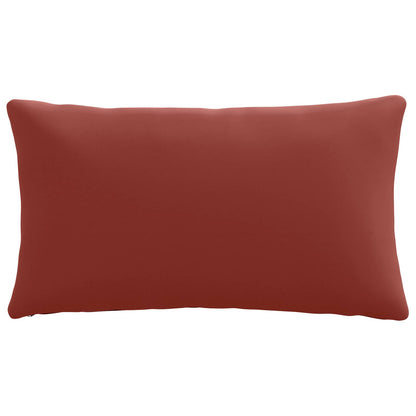 1-Delig Rugkussen PUTTEN 100% Polyester Rood 80 x 40 x 15 cm