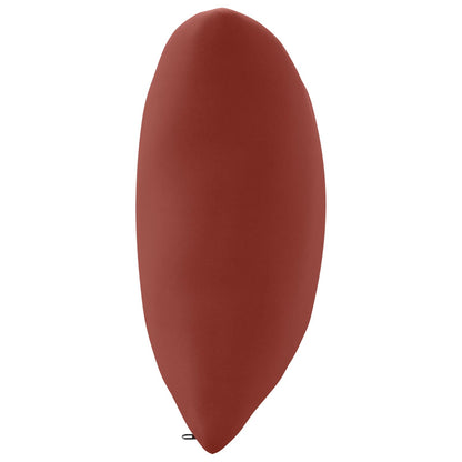 1-Delig Rugkussen PUTTEN 100% Polyester Rood 80 x 40 x 15 cm