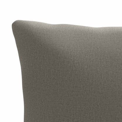 1-Delig Rugkussen PUTTEN 100% Polyester Grijs 80 x 40 x 15 cm