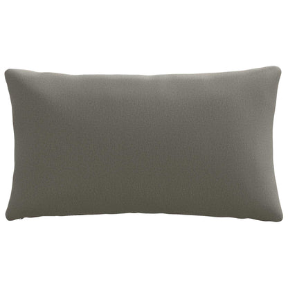 1-Delig Rugkussen PUTTEN 100% Polyester Grijs 80 x 40 x 15 cm