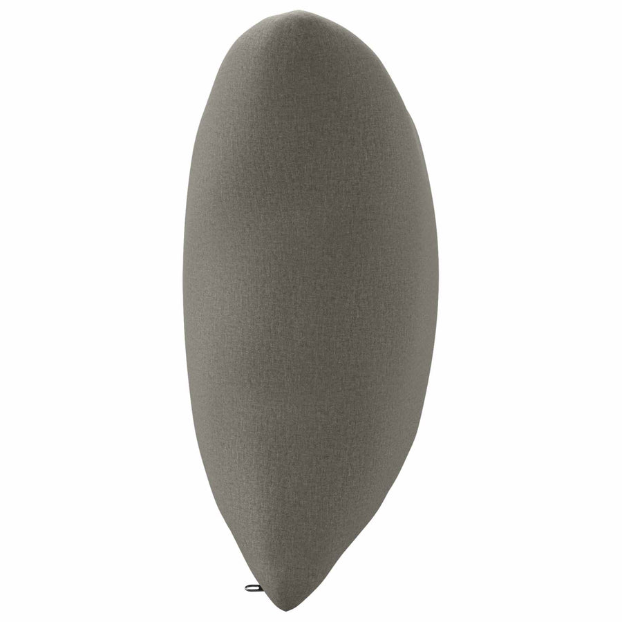 1-Delig Rugkussen PUTTEN 100% Polyester Grijs 80 x 40 x 15 cm