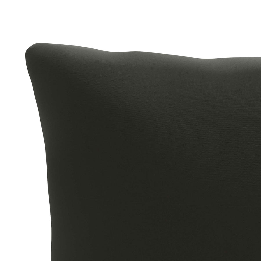 1-Delig Rugkussen PUTTEN 100% Polyester Zwart 80 x 40 x 15 cm