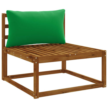 1-Delig Rugkussen PUTTEN 100% Polyester Groen 80 x 40 x 15 cm