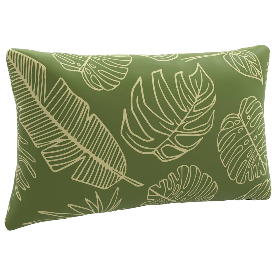 1-Delig Rugkussen PUTTEN 100% Polyester Bladontwerp