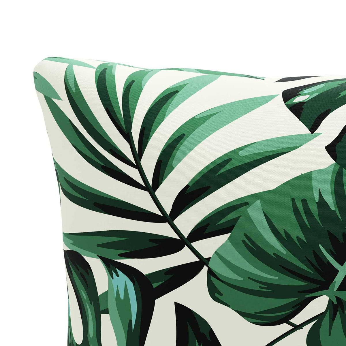 1-Delig Rugkussen PUTTEN 100% Polyester Bladpatroon