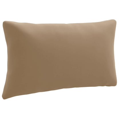 1-Delig Rugkussen PUTTEN 100% Polyester Taupe 80 x 40 x 15 cm