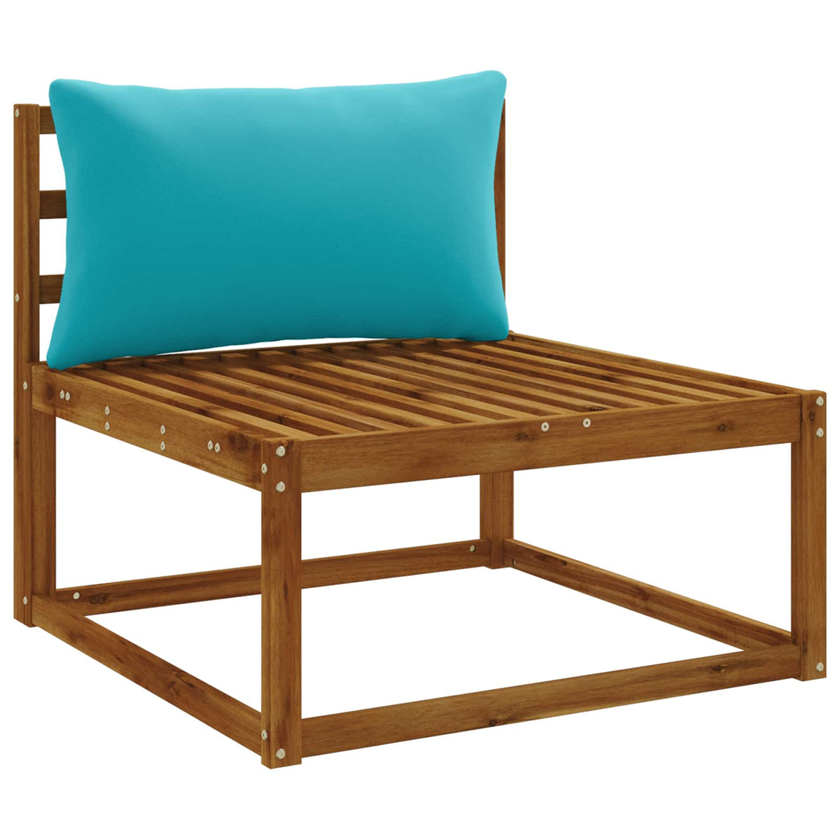 1-Delig Rugkussen PUTTEN 100% Polyester Turquoise