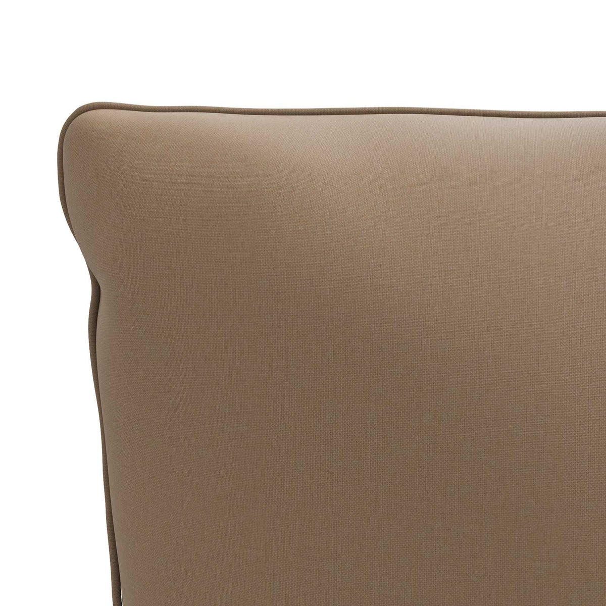 1-Delig Rugkussen PUTTEN 100% Polyester Taupe 120 x 40 x 15 cm