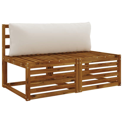 1-Delig Rugkussen PUTTEN 100% Polyester Wit 120 x 40 x 15 cm
