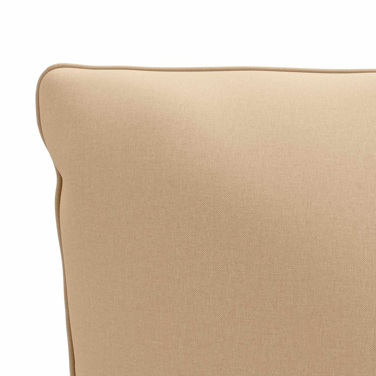 1-Delig Rugkussen PUTTEN 100% Polyester Zand 120 x 40 x 15 cm