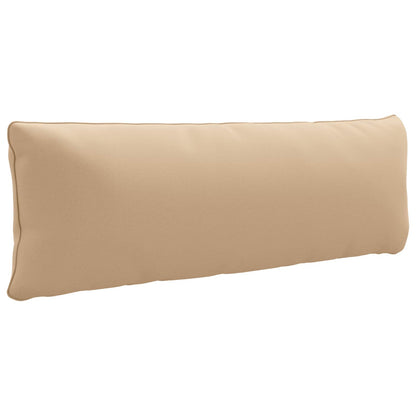 1-Delig Rugkussen PUTTEN 100% Polyester Zand 120 x 40 x 15 cm