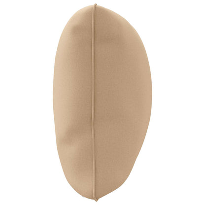 1-Delig Rugkussen PUTTEN 100% Polyester Zand 120 x 40 x 15 cm