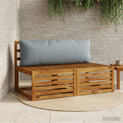 Rugkussen blauw 120 x 40 x 15 cm polyester
