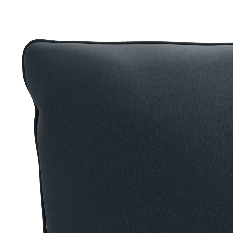 1-Delig Rugkussen PUTTEN 100% Polyester Donkerblauw