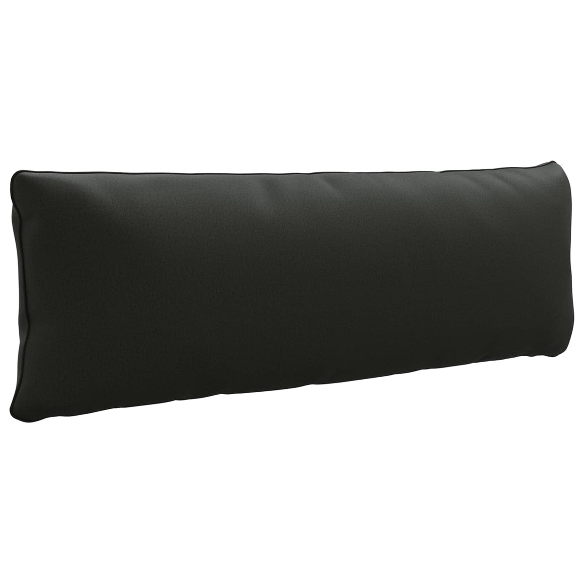 1-Delig Rugkussen PUTTEN 100% Polyester Zwart 120 x 40 x 15 cm