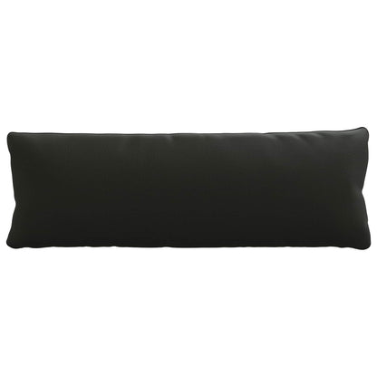 1-Delig Rugkussen PUTTEN 100% Polyester Zwart 120 x 40 x 15 cm