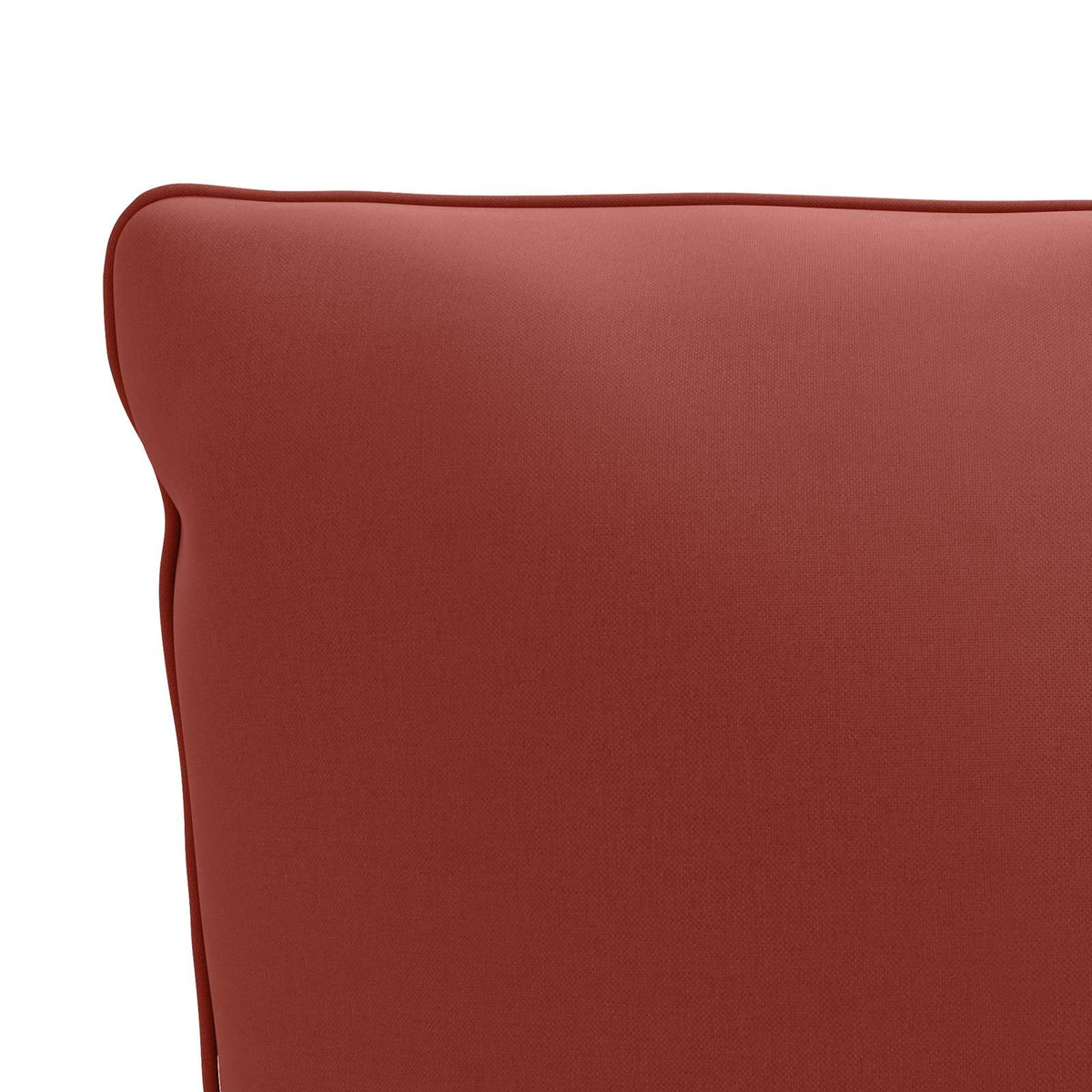 1-Delig Rugkussen PUTTEN 100% Polyester Rood 120 x 40 x 15 cm