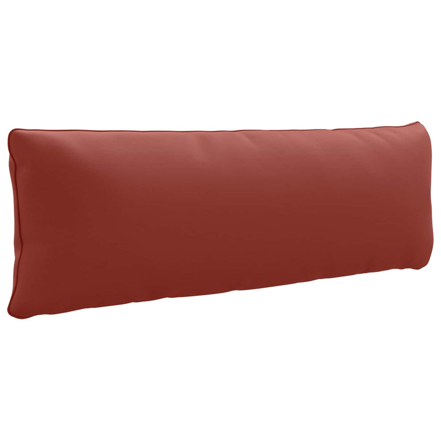 1-Delig Rugkussen PUTTEN 100% Polyester Rood 120 x 40 x 15 cm
