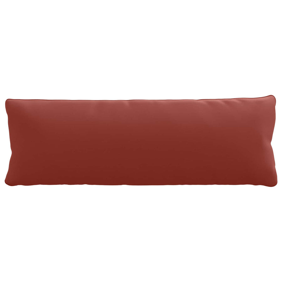 1-Delig Rugkussen PUTTEN 100% Polyester Rood 120 x 40 x 15 cm