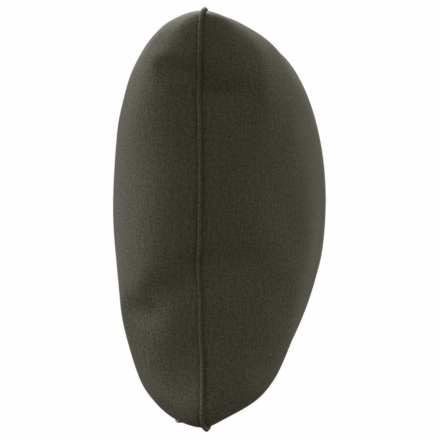 1-Delig Rugkussen PUTTEN 100% Polyester Antraciet