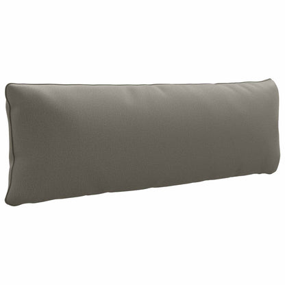 1-Delig Rugkussen PUTTEN 100% Polyester Grijs 120 x 40 x 15 cm