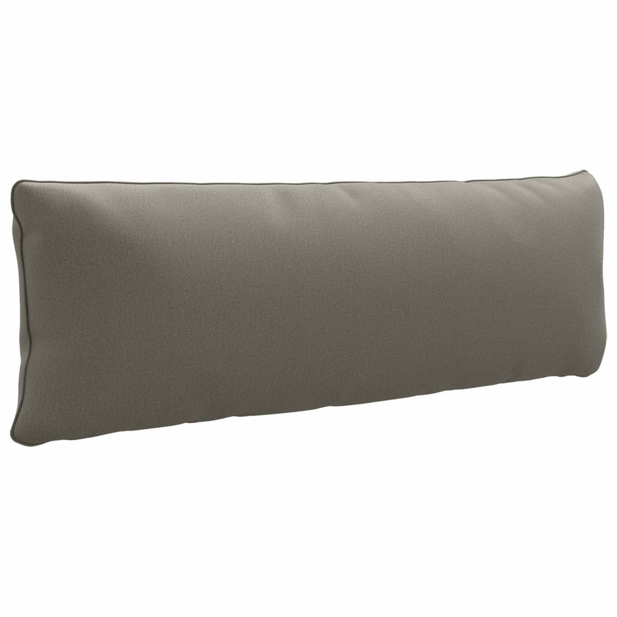 1-Delig Rugkussen PUTTEN 100% Polyester Grijs 120 x 40 x 15 cm