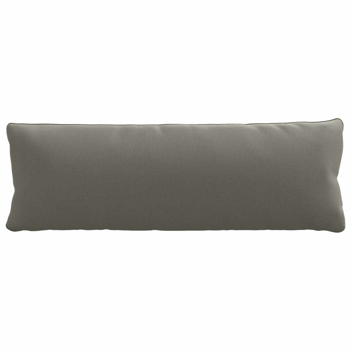 1-Delig Rugkussen PUTTEN 100% Polyester Grijs 120 x 40 x 15 cm