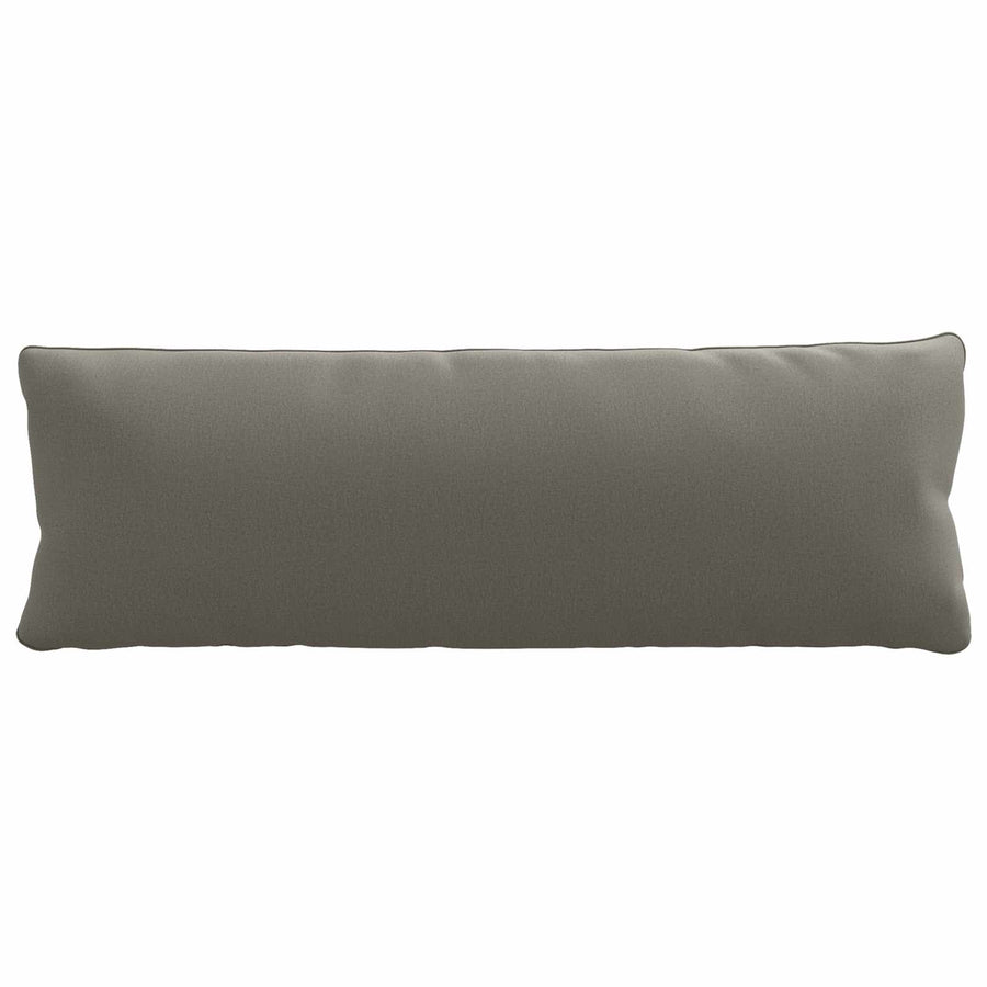 1-Delig Rugkussen PUTTEN 100% Polyester Grijs 120 x 40 x 15 cm