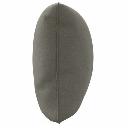 1-Delig Rugkussen PUTTEN 100% Polyester Grijs 120 x 40 x 15 cm