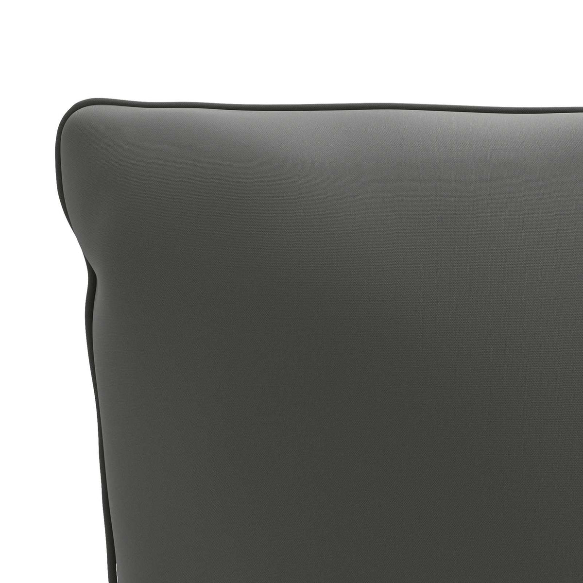 1-Delig Rugkussen PUTTEN 100% Polyester Antraciet