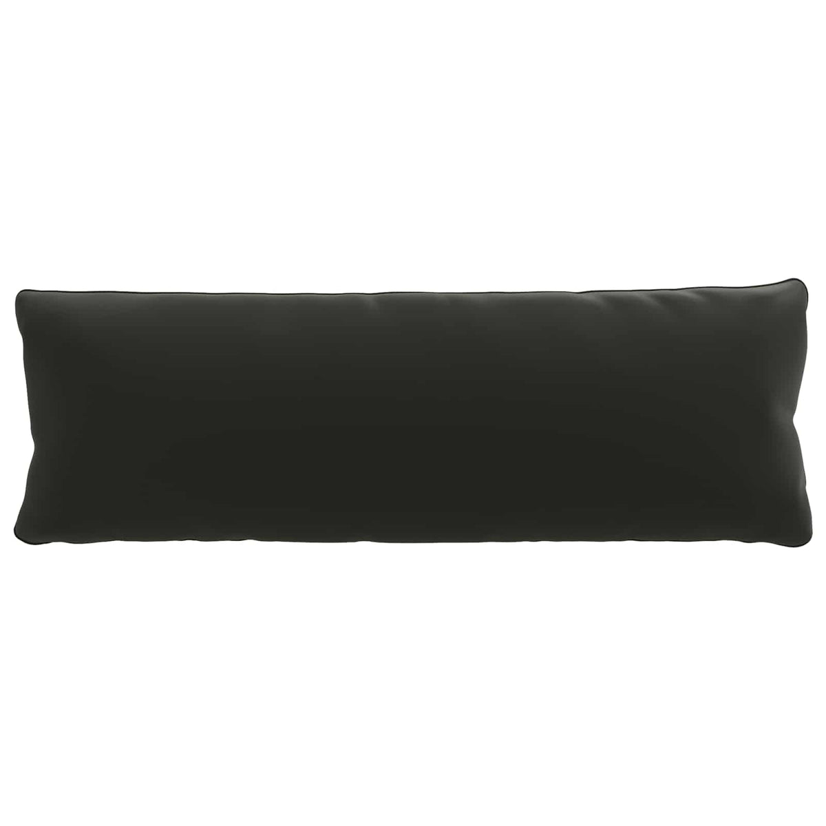1-Delig Rugkussen PUTTEN 100% Polyester Zwart 120 x 40 x 15 cm