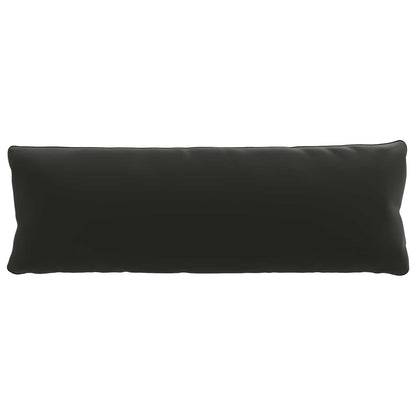 1-Delig Rugkussen PUTTEN 100% Polyester Zwart 120 x 40 x 15 cm