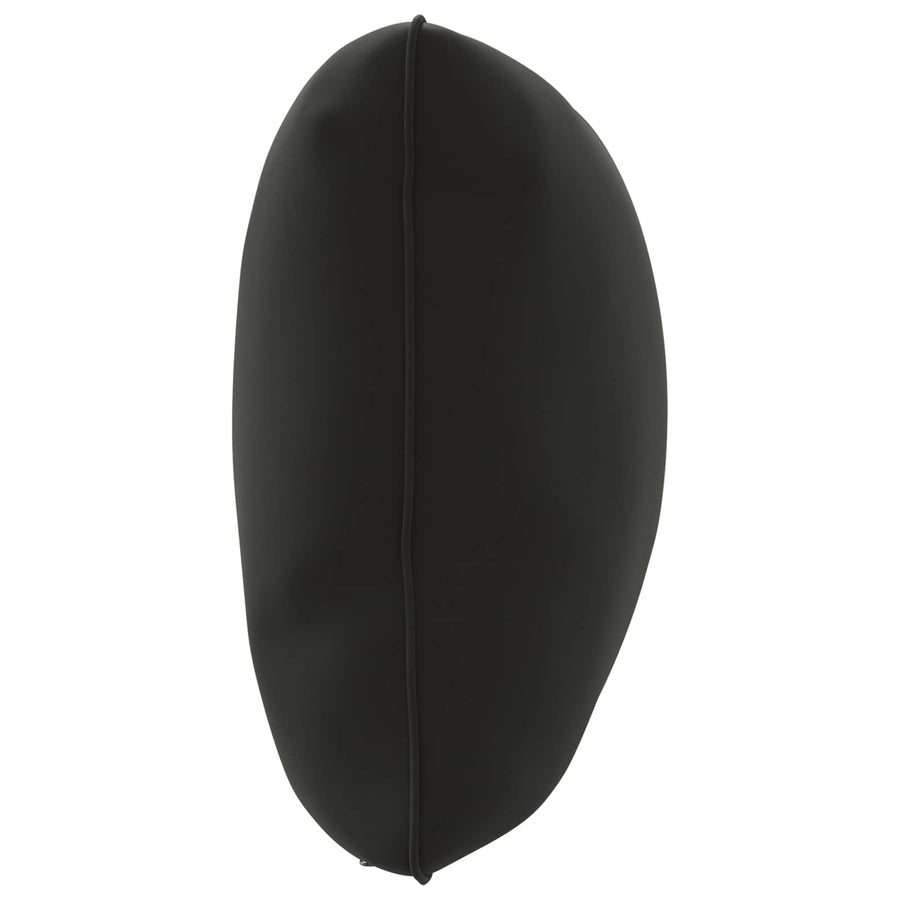 1-Delig Rugkussen PUTTEN 100% Polyester Zwart 120 x 40 x 15 cm
