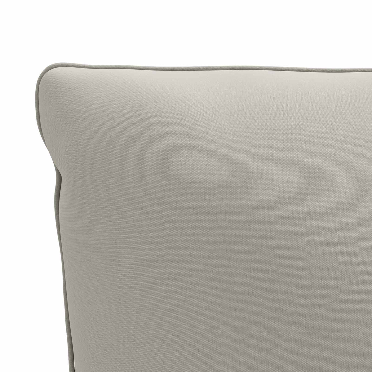 1-Delig Rugkussen PUTTEN 100% Polyester Grijs 120 x 40 x 15 cm