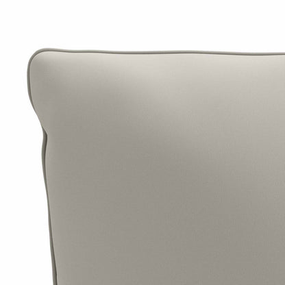 1-Delig Rugkussen PUTTEN 100% Polyester Grijs 120 x 40 x 15 cm