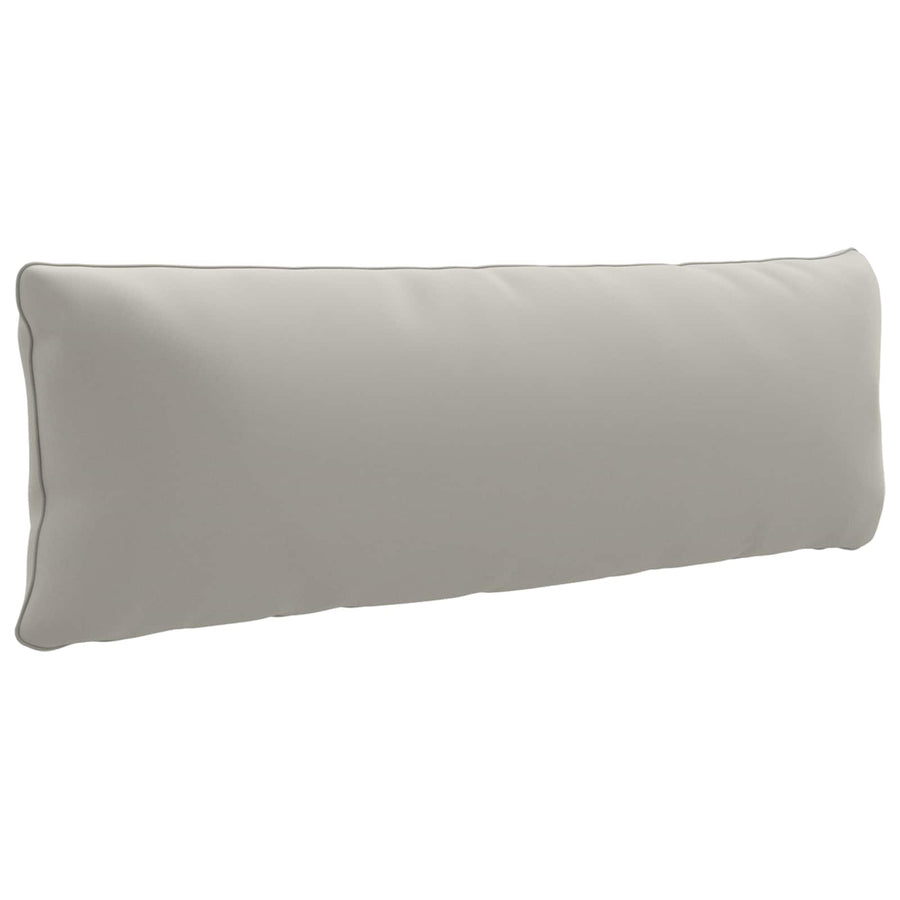 1-Delig Rugkussen PUTTEN 100% Polyester Grijs 120 x 40 x 15 cm