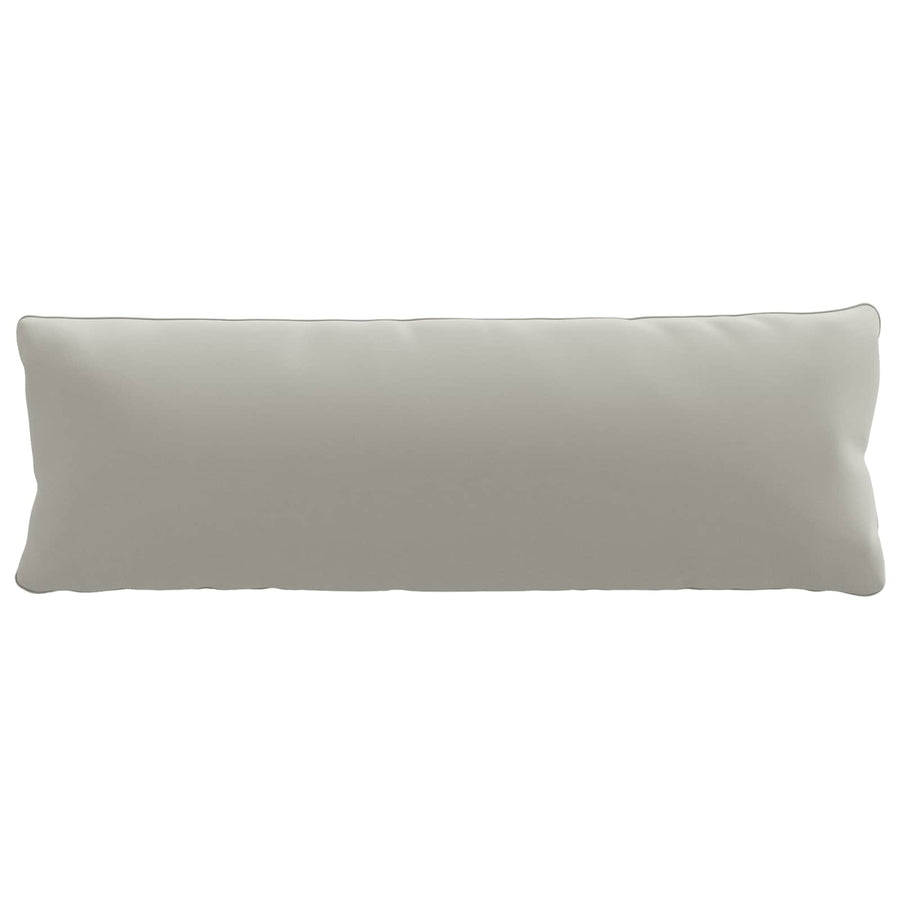 1-Delig Rugkussen PUTTEN 100% Polyester Grijs 120 x 40 x 15 cm