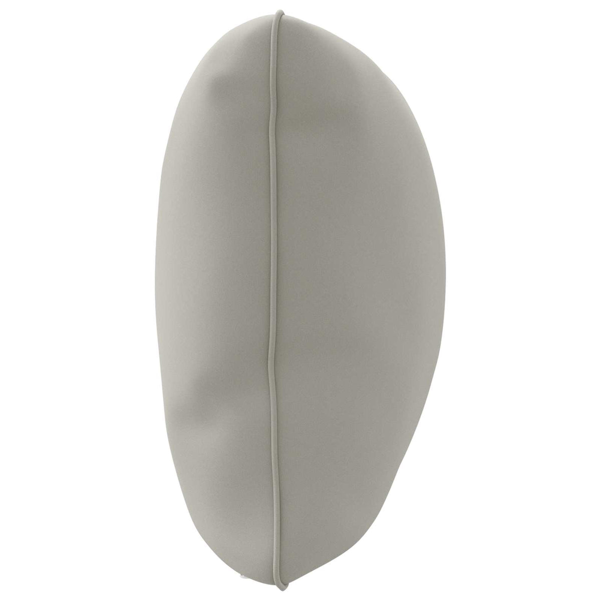 1-Delig Rugkussen PUTTEN 100% Polyester Grijs 120 x 40 x 15 cm