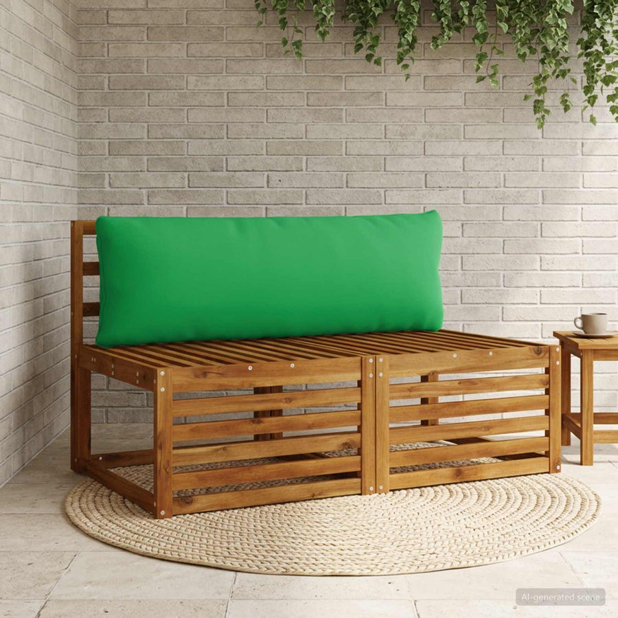 1-Delig Rugkussen PUTTEN 100% Polyester Groen 120 x 40 x 15 cm