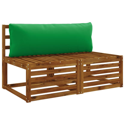 1-Delig Rugkussen PUTTEN 100% Polyester Groen 120 x 40 x 15 cm
