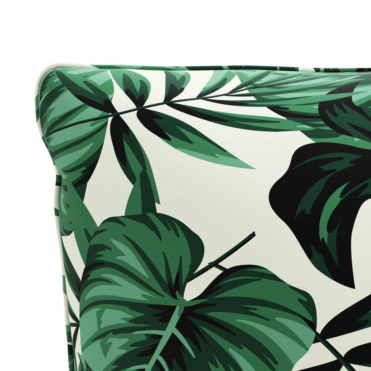 1-Delig Rugkussen PUTTEN 100% Polyester Bladpatroon
