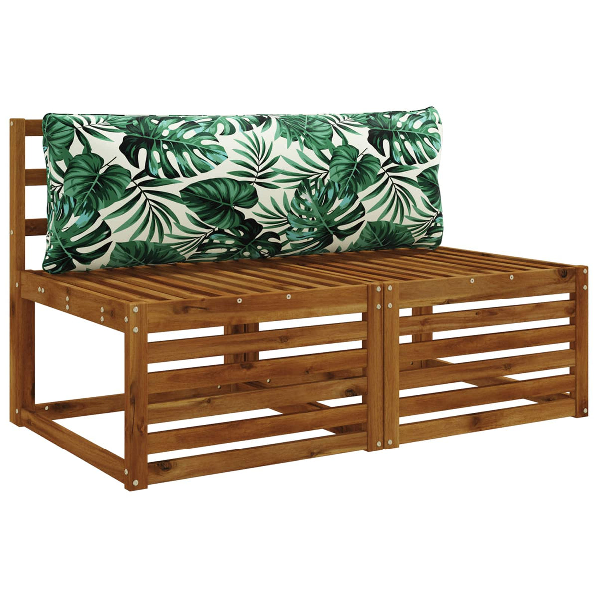 1-Delig Rugkussen PUTTEN 100% Polyester Bladpatroon