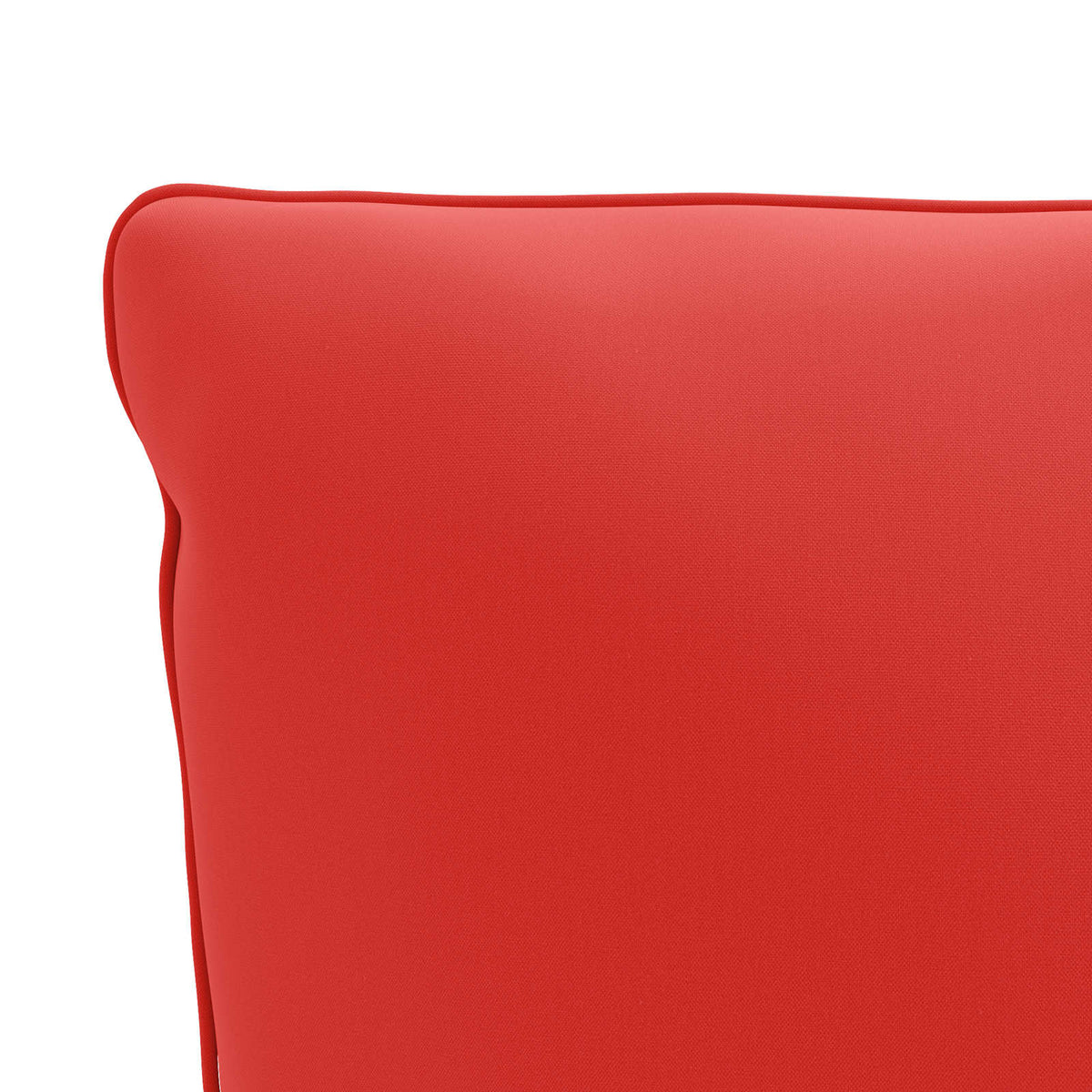 1-Delig Rugkussen PUTTEN 100% Polyester Rood 120 x 40 x 15 cm