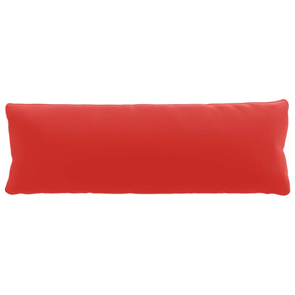 1-Delig Rugkussen PUTTEN 100% Polyester Rood 120 x 40 x 15 cm