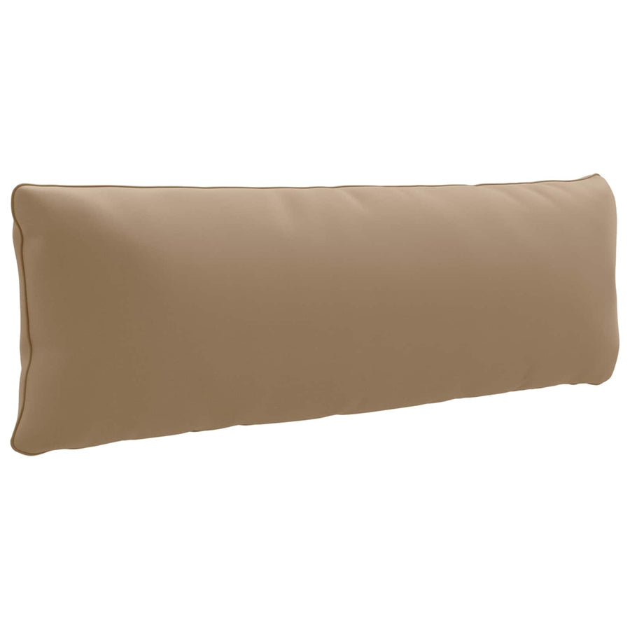 1-Delig Rugkussen PUTTEN 100% Polyester Taupe 120 x 40 x 15 cm