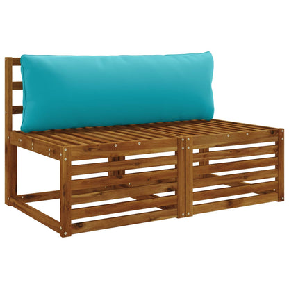 1-Delig Rugkussen PUTTEN 100% Polyester Turquoise
