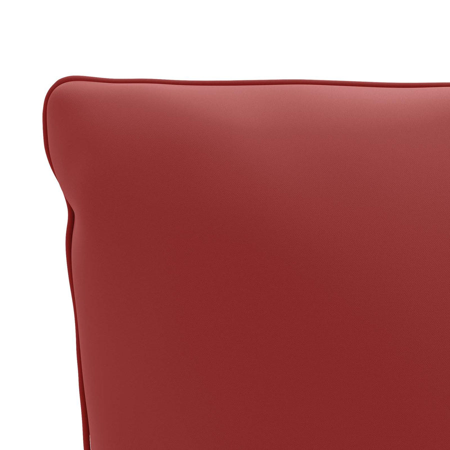 1-Delig Rugkussen PUTTEN 100% Polyester Wijnrood