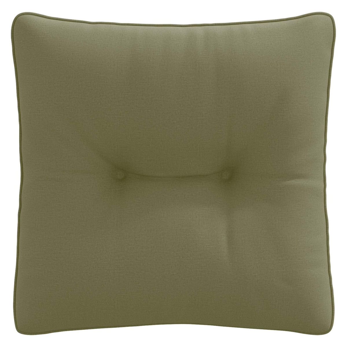 Rugkussen PUTTEN 100% Polyester Olijfgroen 40 x 40 x 10 cm